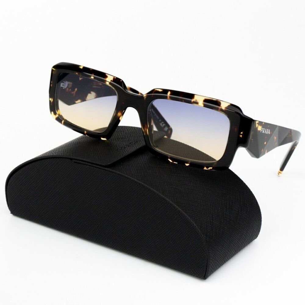 SALE! NEW Prada PR27ZS 16O50E Black Tortoise Gradient Yellow Unisex Sunglasses
